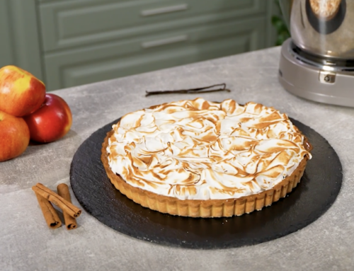 Tartă cu mere şi bezea